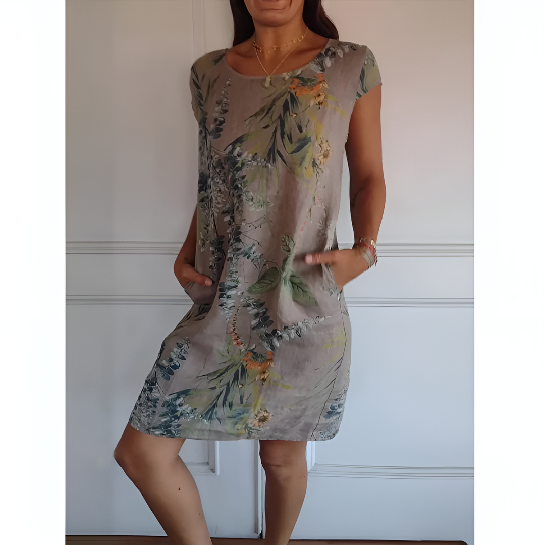FELICITAS RELAXED PRINTED DRESS