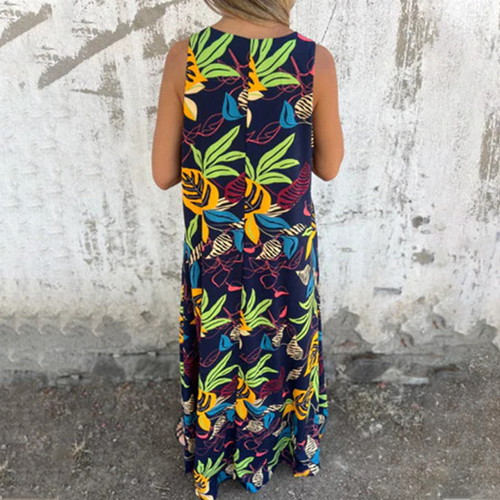 YLVA V-Neck Maxi Dress