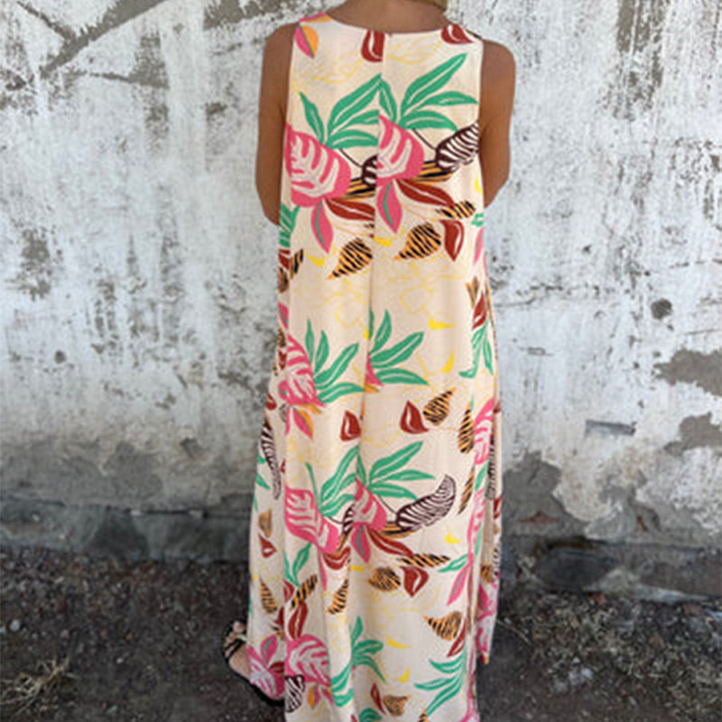 YLVA V-Neck Maxi Dress