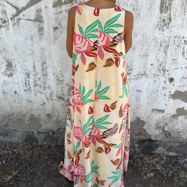 YLVA V-Neck Maxi Dress