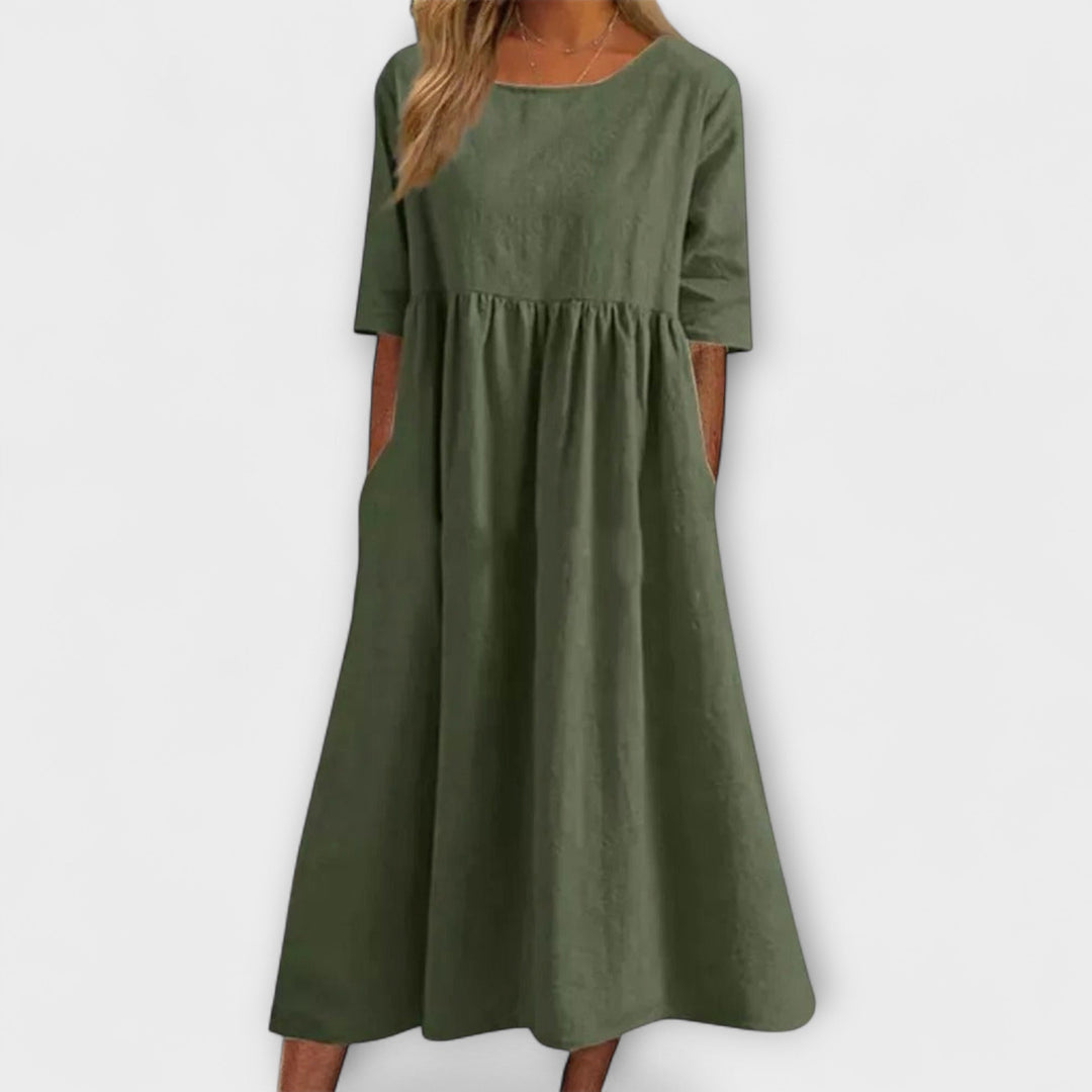 Anja - Flattering Tummy-Enhancing Dress